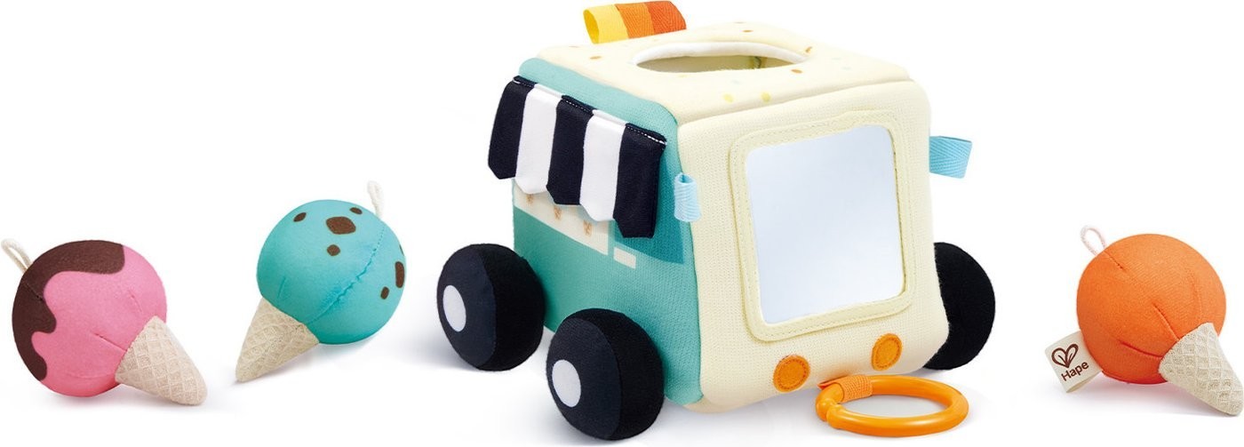 Развивающая игрушка Hape Машинка Фургон мороженщика E0075_HP
