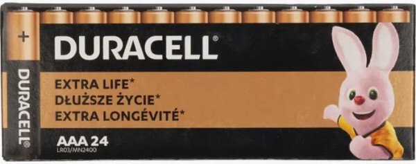 Батарейка DURACELL AAA LR03/MN2400 18 шт. LR03-24BL