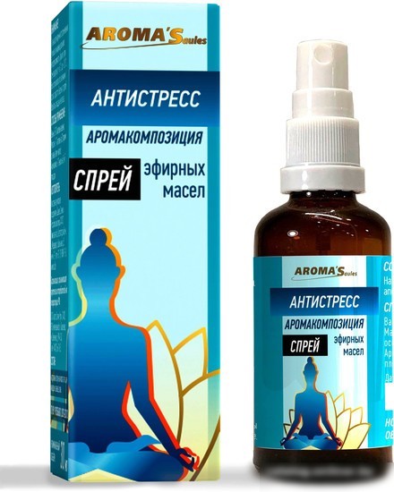 Aroma Saules Смесь эфирных масел Антистресс Спрей 30 мл