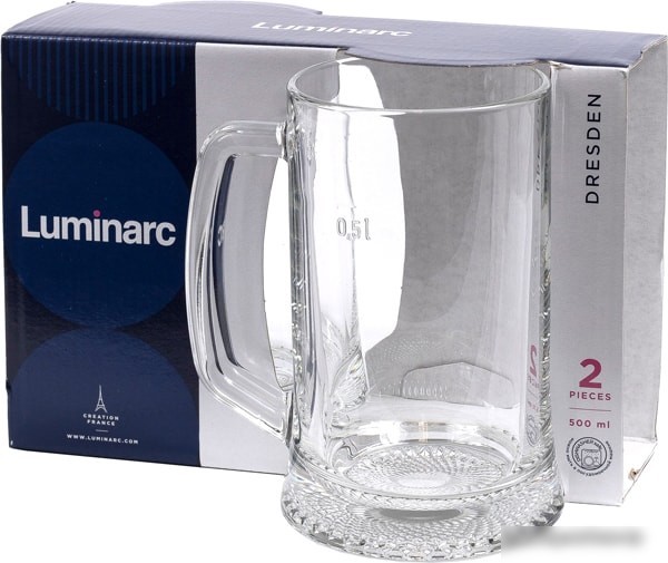 Набор кружек для пива Luminarc Dresden H5116