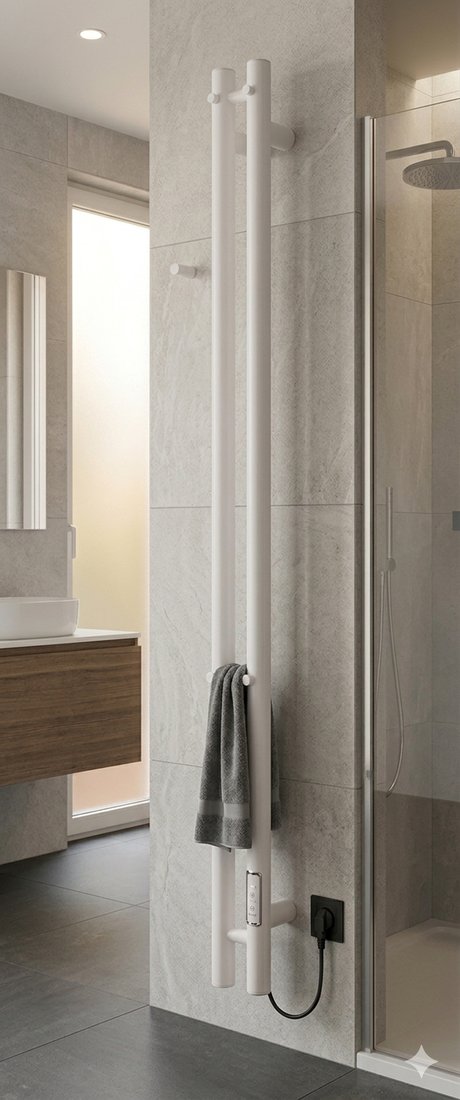 Полотенцесушитель Granula Прайм 90x120 (терморегулятор с таймером, белый)