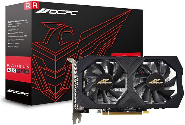 Видеокарта OCPC Radeon RX 580 8GB GDDR5 XR OCVARX580G8XR