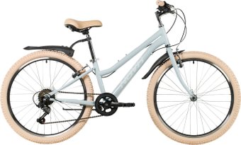 Детский велосипед Novatrack Jenny 24 24SHV.JENNY.12BL6 (голубой, разобранный)