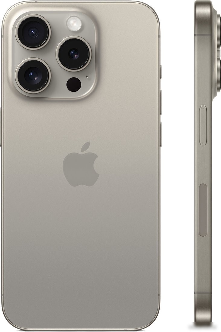 Телефон Apple iPhone 15 Pro 128GB (природный титан)
