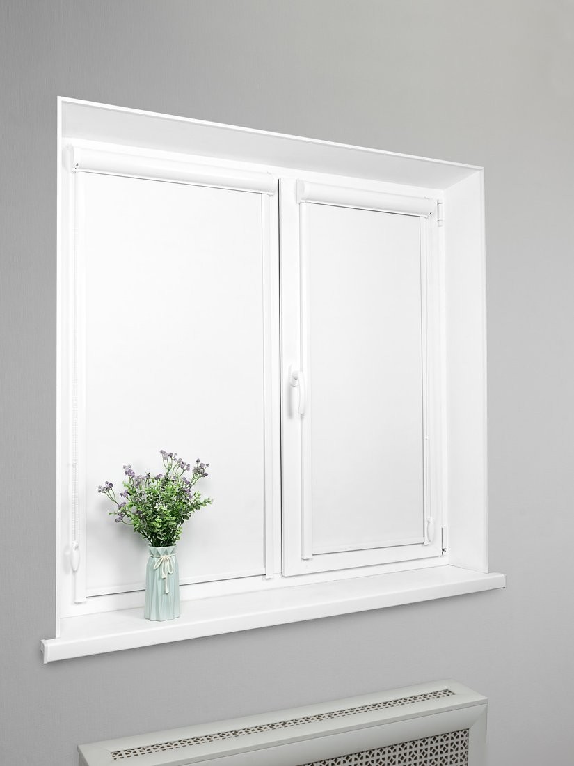 Рулонные шторы Sundays Home UNI-2 LM 67-01 34x160 (белый, левая)