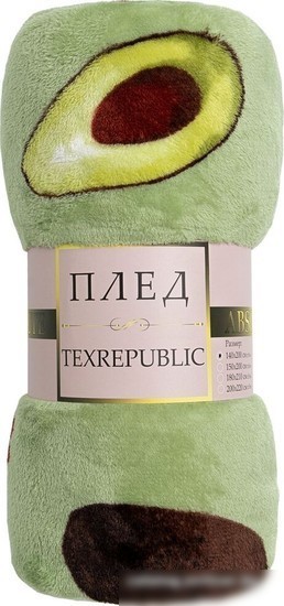 Плед Tex Republic TF FN F127GR b1420 140x200 см (зеленый)
