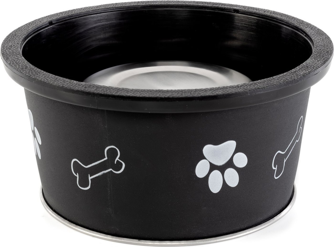 Миска ZooZooZoo Лапки и косточки SWT-6017-800/black (черный)