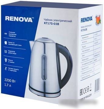 Электрический чайник Renova KT17S-03B