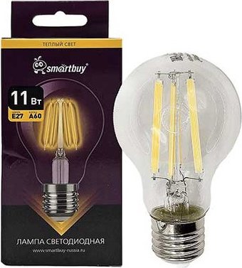 Светодиодная лампочка SmartBuy SBL-A60F-11-27K-E27