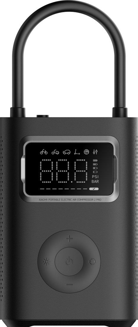 Автомобильный компрессор Xiaomi Portable Electric Air Compressor 2 Pro MJCQB07PQW (китайская версия)