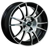 Литые диски Megami MGM-3 15x6" 5x114.3мм DIA 66.1мм ET 43мм BKF