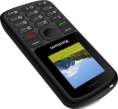 Кнопочный телефон Xenium X160 (черный)