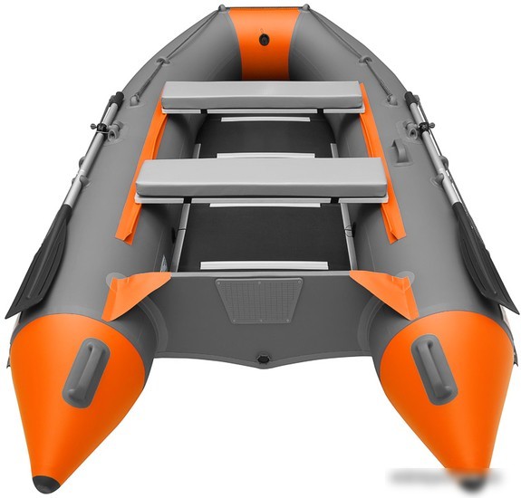 Моторно-гребная лодка Roger Boat Hunter Keel 3000 (малокилевая, графит/оранжевый)