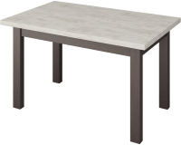 Кухонный стол Senira Кастусь 120-160x75 (сосна монрепо/венге)