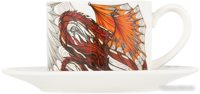 Чашка Gipfel Dragon 42944 (белый)