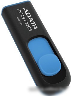 USB Flash A-Data DashDrive UV128 Black/Blue 32GB (AUV128-32G-RBE)
