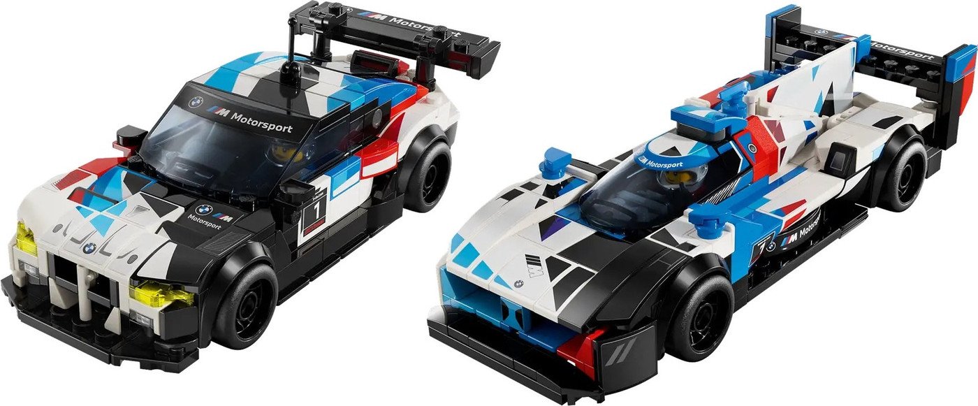 Конструктор LEGO Speed Champions 76922 Гоночные автомобили BMW M4 GT3 и BMW M Hybrid V8