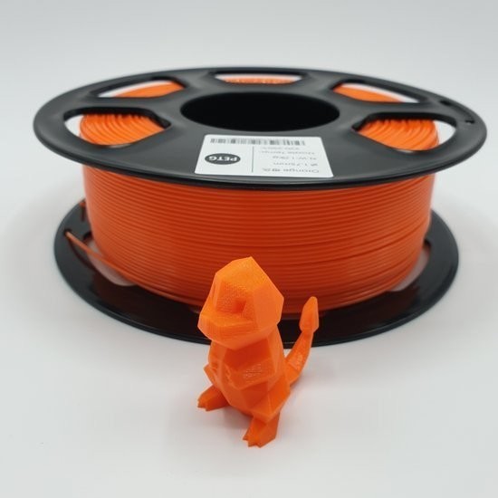 Пластик Mitek PETG (1.75мм, 1кг, оранжевый прозрачный)