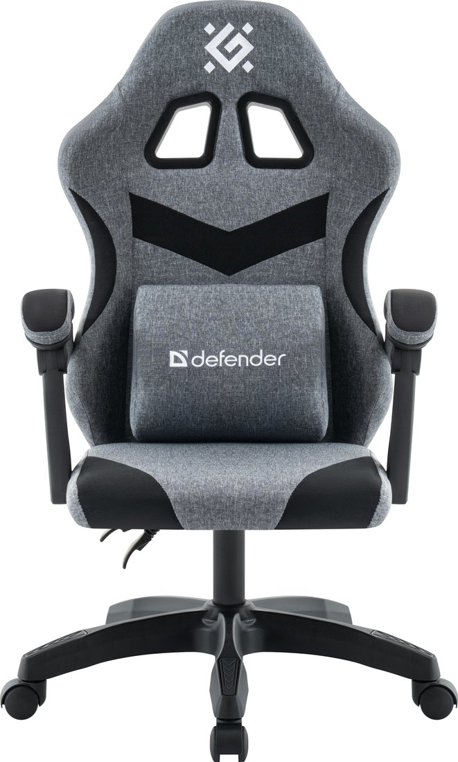 Игровое (геймерское) кресло Defender Runa (серый/черный)