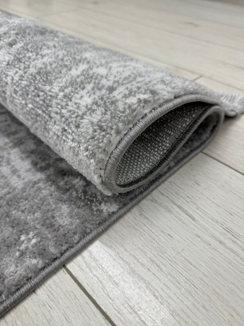 Ковер для жилой комнаты Radjab Carpet Аврелия Прямоугольник NP491A (1.2x1.8, Grey)