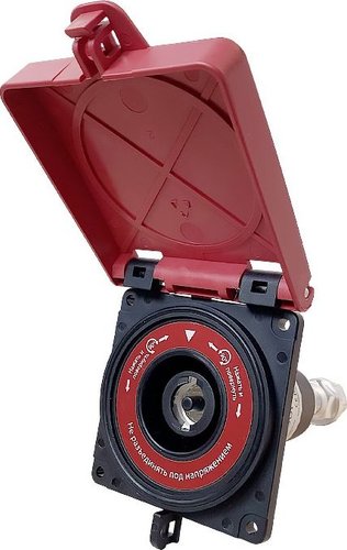 Розетка промышленная КС YHT BX3 0800R04 1Р 800А 1000В IP68 0800R04 (красный)
