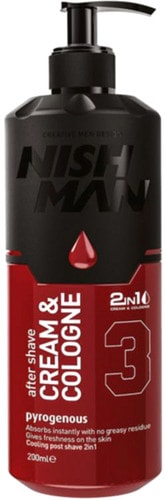 Крем после бритья Nishman 03 After Shave Cream Cologne Pyrogeneous 2 in 1 (200 мл)