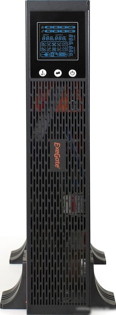 Источник бесперебойного питания ExeGate SinePower UHB-2000.LCD.AVR.C13.RJ.USB.2U