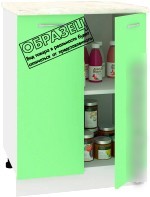 Шкаф напольный Кортекс-мебель Корнелия Лира НШ60р (венге/королевский опал)