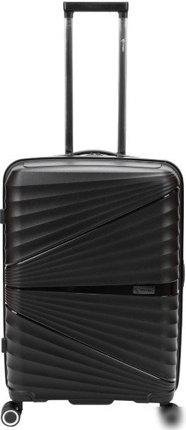 Чемодан-спиннер Torber Nevo T2207M (черный)