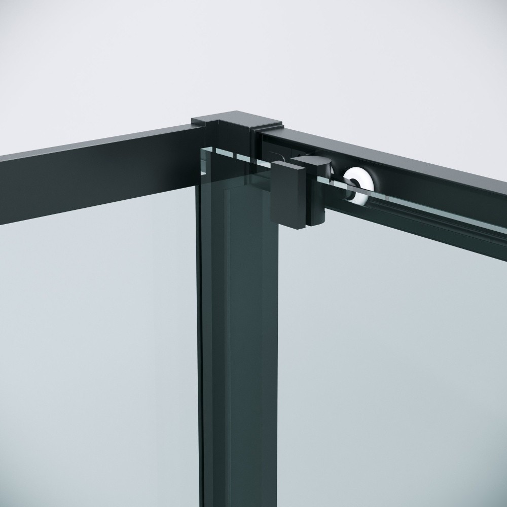 Душевой уголок Grossman Cosmo 120x80x195 120.K33.02.1280.21.00 (черный матовый/стекло прозрачное)
