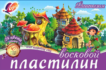 Пластилин Луч Фантазия 25С 1525-08 (24 цв)