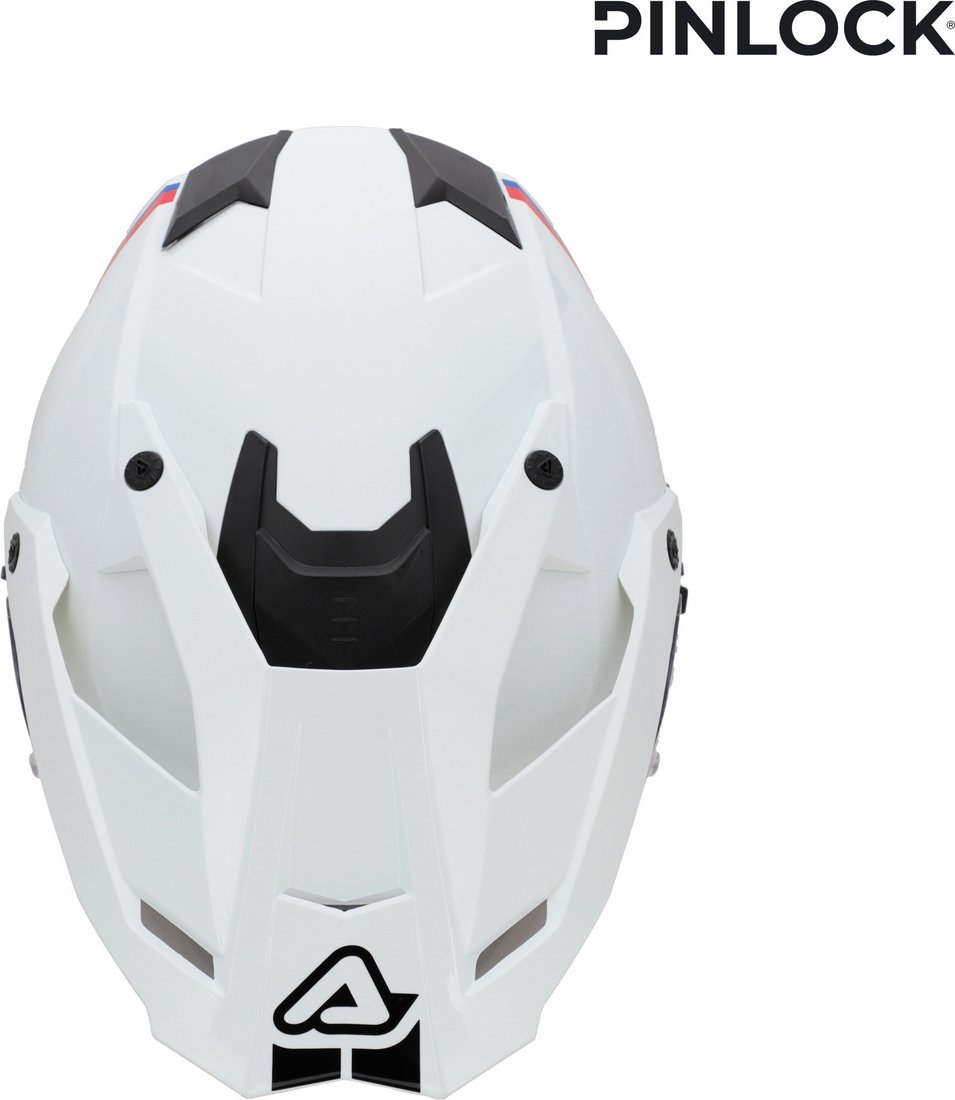 Мотошлем Acerbis Assault Graphic 0026652.237.064 (M, белый/черный)