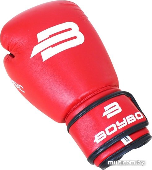Перчатки для единоборств BoyBo Basic (2 oz, красный)