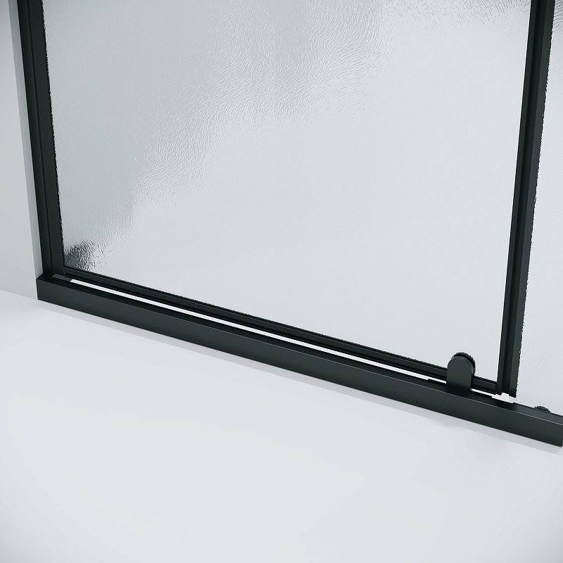 Душевой уголок Grossman Pragma 120x90x195 120.K33.03.1290.21.02 (черный матовый/стекло шиншилла)
