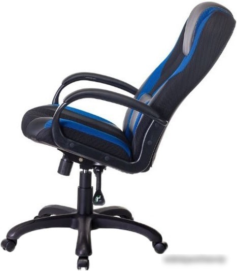 Кресло Бюрократ VIKING-9/BL+BLUE (черный/синий)