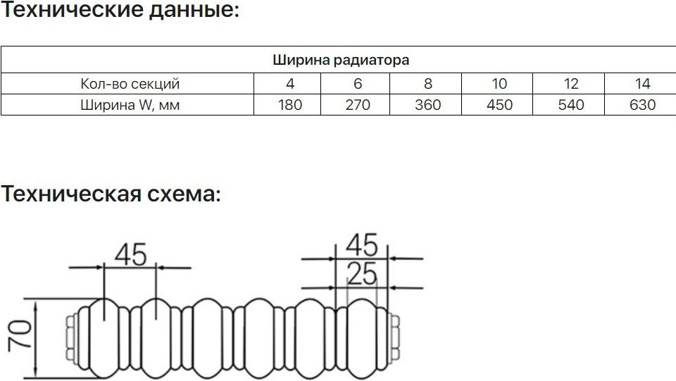 Стальной панельный радиатор Faberg Extra 2 универсальное подключение (белый RAL-9016, 7 секций)