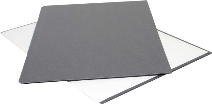 Картонная обложка для переплета OPUS Classic Slim A4 304x212 мм OHCSLIM304X212S10 (10 шт, серый)