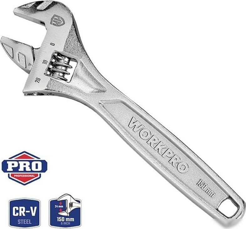 Ключ разводной Workpro WP272008