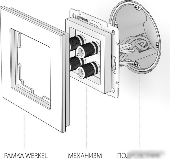 Розетка акустическая Werkel W1185010 a051421