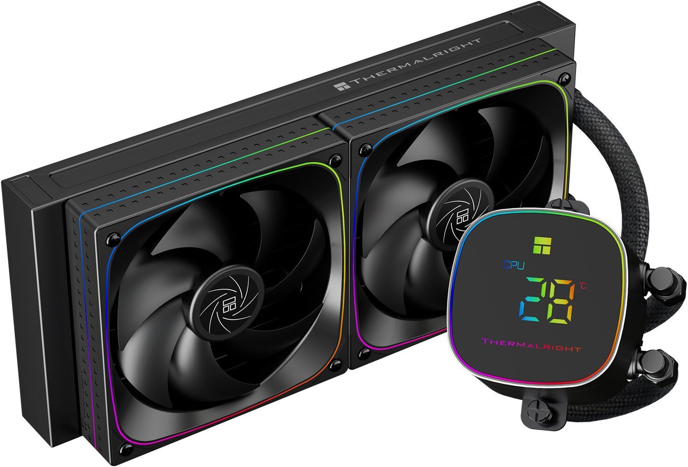 Система жидкостного охлаждения для процессора Thermalright Frozen Horizon 240 Digital ARGB (черный)