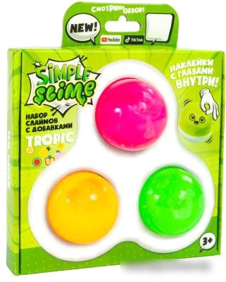Набор слаймов Slime Simple Tropic S130-70 175 г