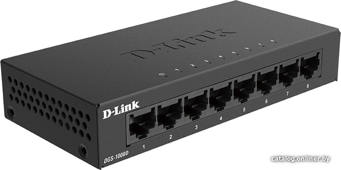 Неуправляемый коммутатор D-Link DGS-1008D/K2A