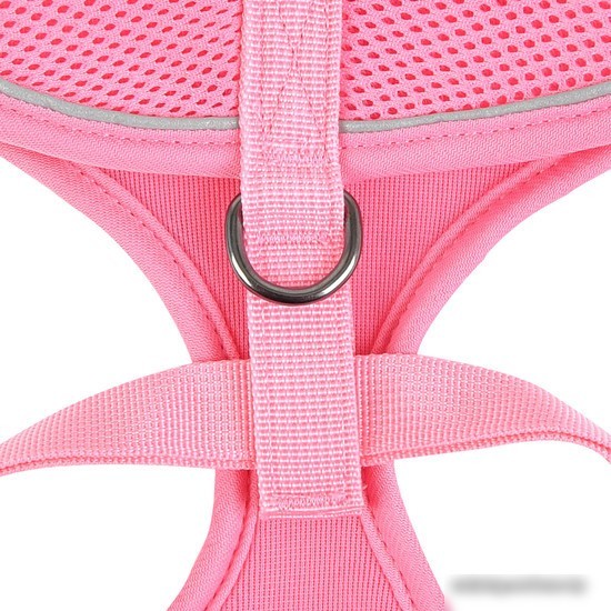 Шлейка Puppia Soft PAUA-HA1828-PK-XL (розовый/светоотражающий)