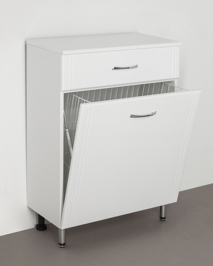 Symbolite Комод для ванной ТН 60 1 ящик с корзиной