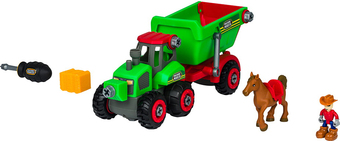 Конструктор Nikko Farm Vehicles 40081 Tractor and Trailer Set