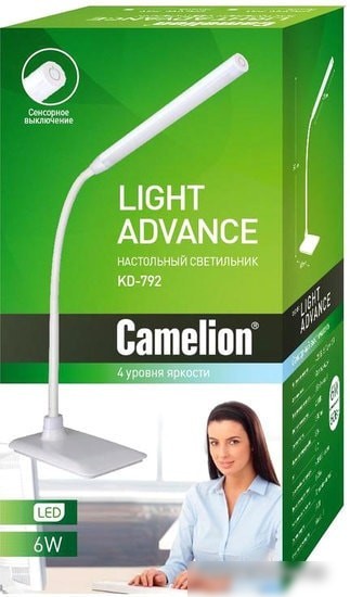 Лампа Camelion KD-792 (белый)