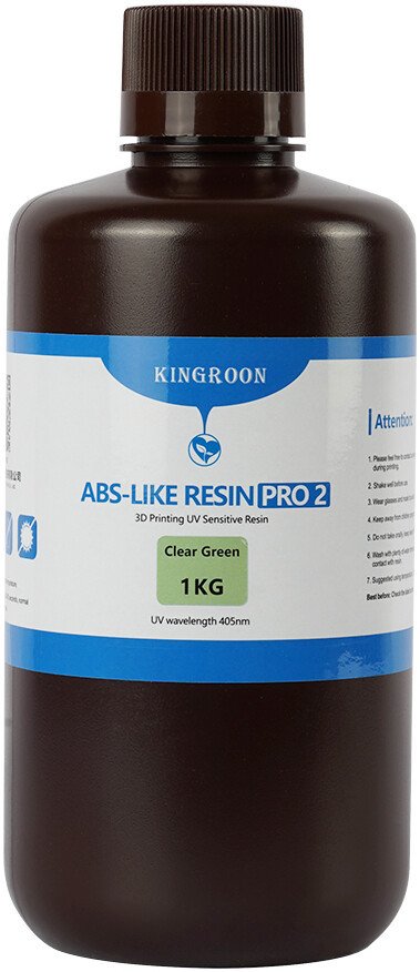 Фотополимер Kingroon ABS-Like Pro 2 SZ0010 (1 л, прозрачный зеленый) Фотополимер Kingroon ABS-Like Pro 2 SZ0010 (1 л, прозрачный зеленый)