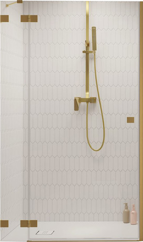 Душевая дверь Radaway Essenza Pro Brushed Gold DWJ 100/L 10099100-99-01L