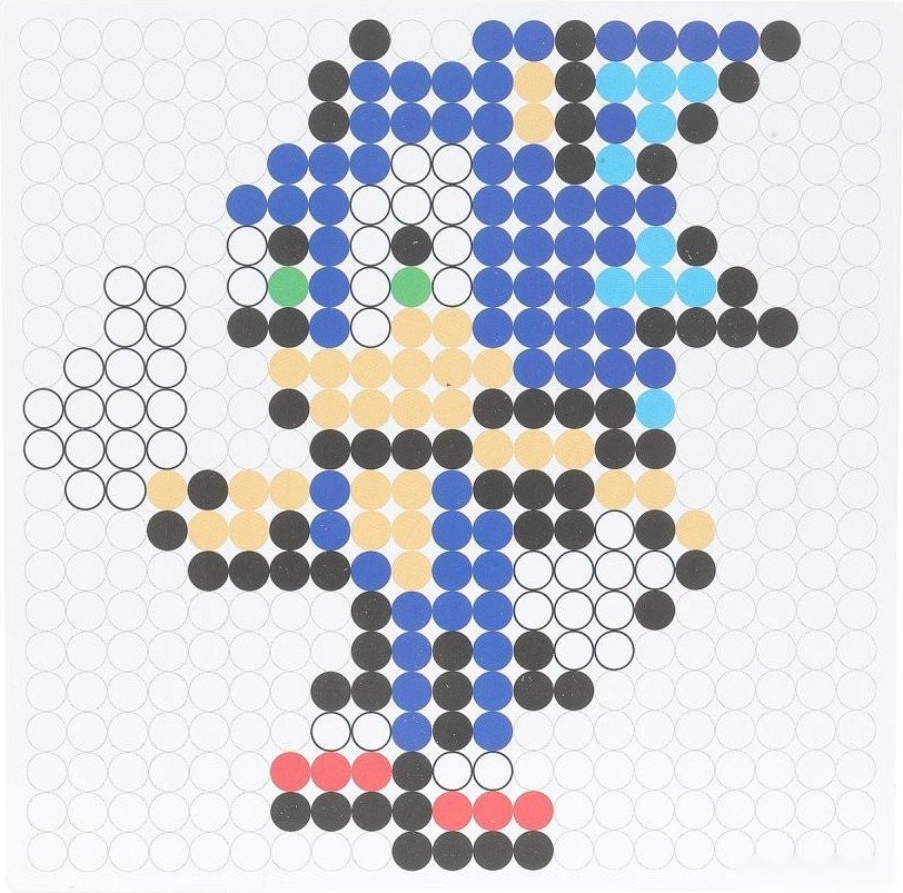 Развивающая игра MultiArt Термомозаика Соник IB400-120521