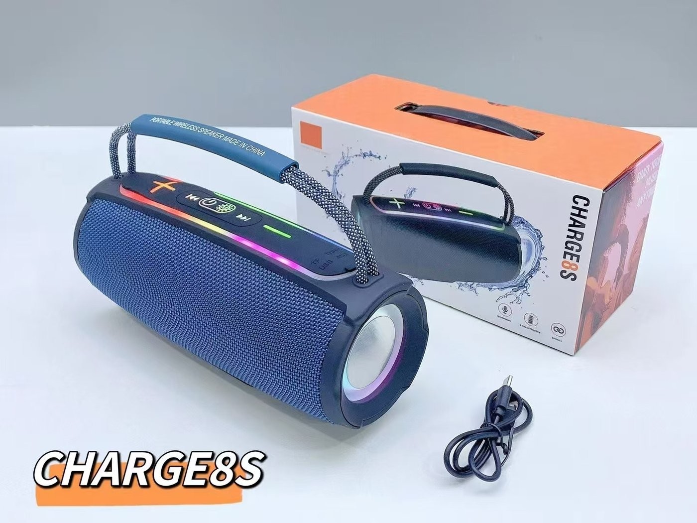 Беспроводная колонка Bseng CHARGE8S (синий)